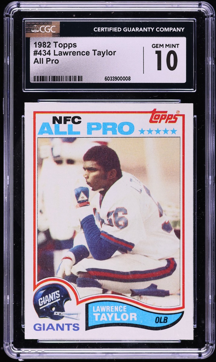 Lawrence Taylor 1982 Topps